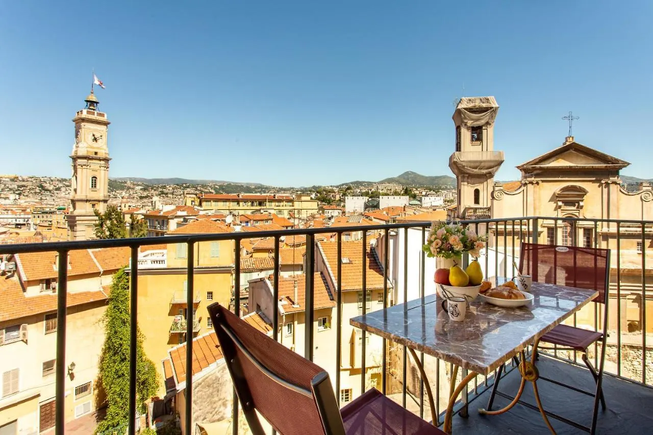 شقة Providence - Elegant F3, Vue Incroyable, Balcon,Ascenseur, Wifi نيس